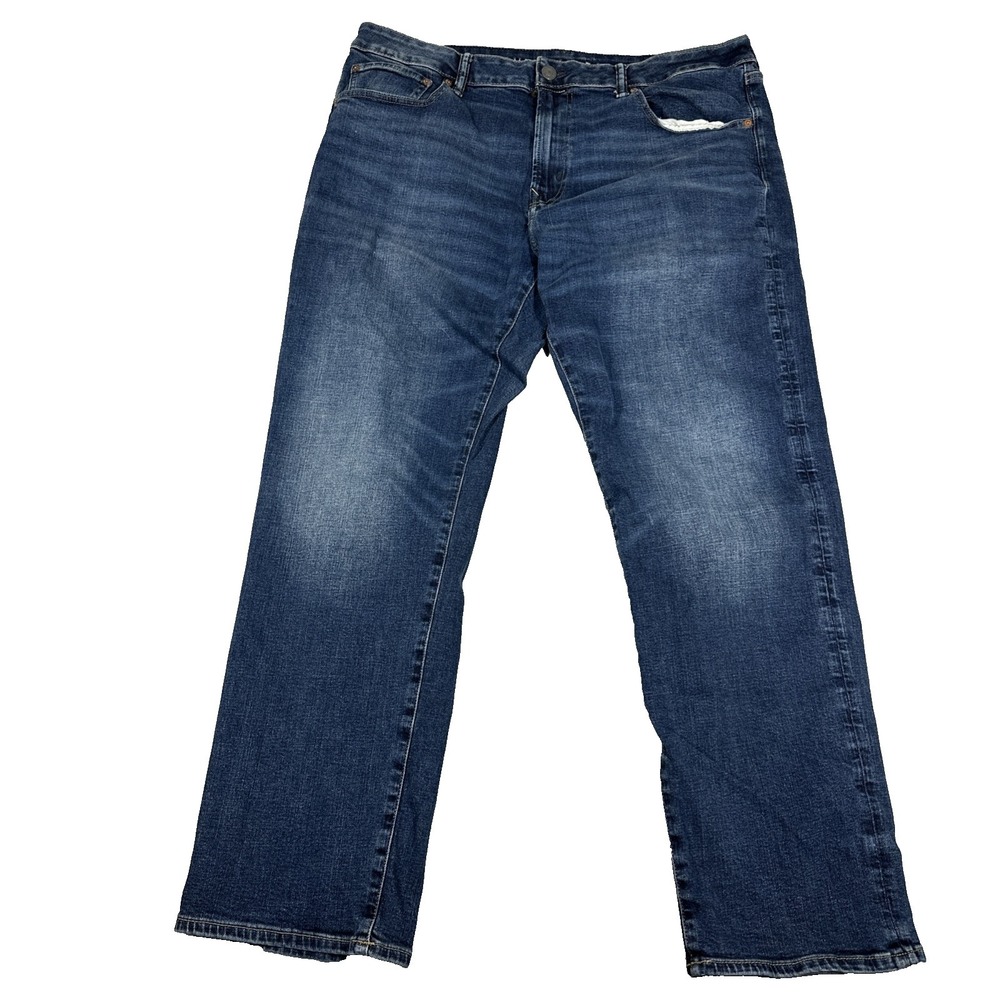 American‎ Eagle Airflex+ Men's Athletic Straight leg Jeans 38x34(38x31.5) Fade
